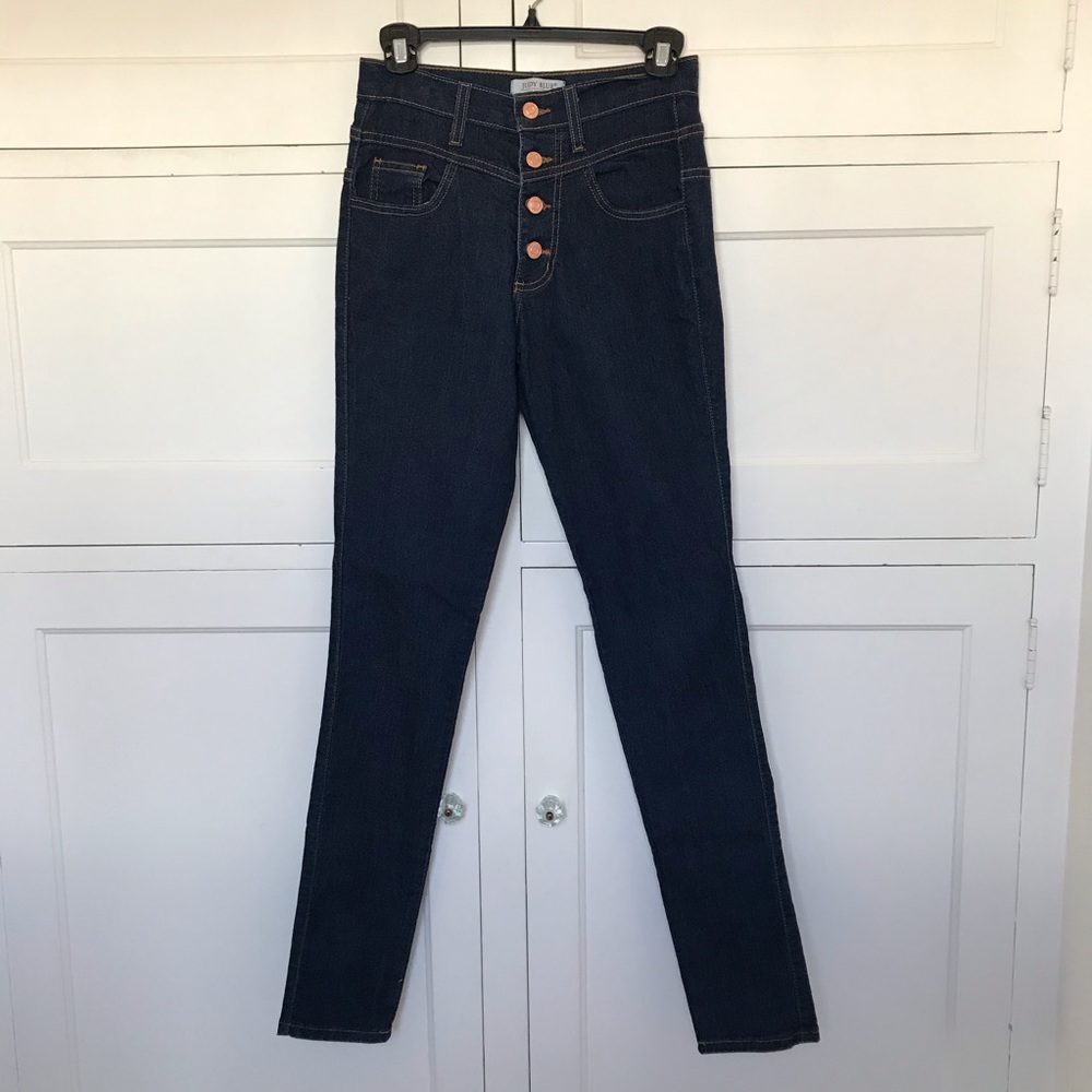 MODCLOTH Karaoke Seamstress Skinny Jeans 26 - Picture 4 of 10